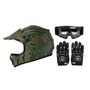 Youth ATV Helmet DOT Safety Kids Motorcycle Street Dirt Bike Full Face Off-Road - Bild 1 von 15