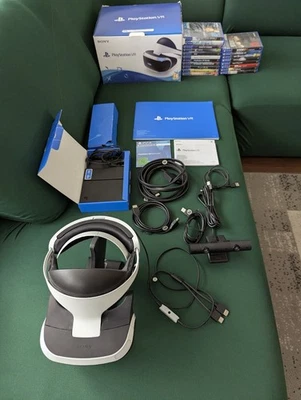 Sony PlayStation VR Brille Komplett Set + Kamera+PS4 VR Spiel Sammlung 19 Stück - Bild 1 von 4