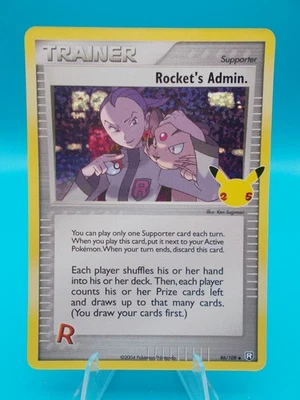Rocket's Admin. 86/109 Celebrations: Classic Collection Holo Near Mint/Mint - Image 1 of 2