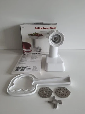 Tritacarne originale Kitchen Aid 5FGA bianco OTTIMO!!! Confezione originale!!! - Immagine 1 di 4