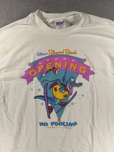 Vintage 90s 1995 Disney Blizzard Beach Grand Opening No Fooling T-shirt - Picture 1 of 14