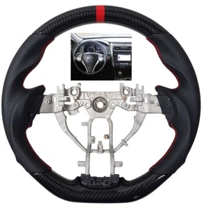 REVESOL Sports Leather Steering Wheel for 2013-2018 NISSAN ALTIMA HYDRO CARBON - Foto 1 di 6