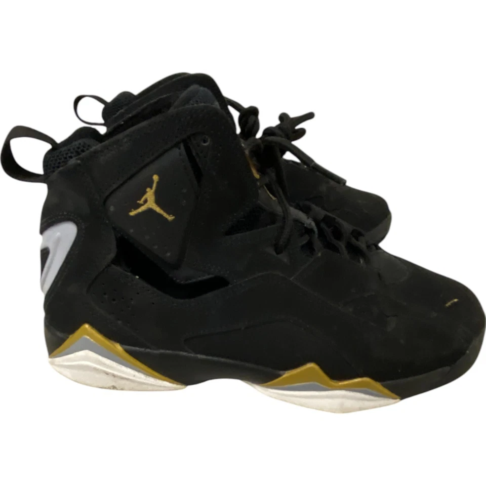 Air Jordan 7 True Flight GS Retro Basketball Shoes Kids Size 6Y Black Lace Up - Image 1 of 4