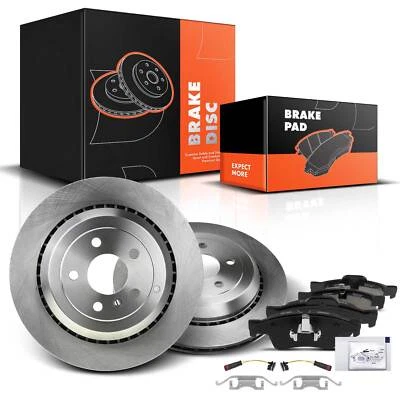 6x Rear Disc Rotors&Ceramic Brake Pads for Mercedes-Benz ML320 R350 ML450 ML500 - Image 1 of 4