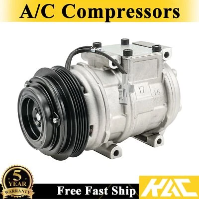 68391 For Toyota T100 1995 1996 1997-98; Tundra 2000-2004 3.4L V6 A/C Compressor - Image 1 of 4