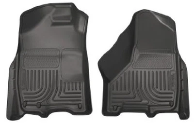 HUSKY WeatherBeater Front Floor Mats for Dodge Ram 1500 2500 3500 Black 18031 - Image 1 of 4