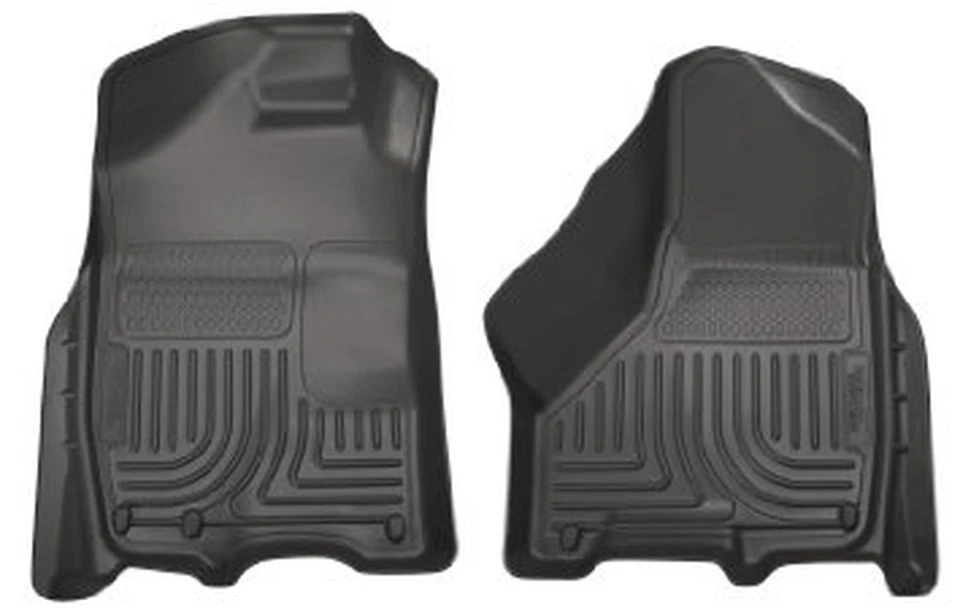 HUSKY WeatherBeater Front Floor Mats for Dodge Ram 1500 2500 3500 Black 18001 - Image 1 of 1