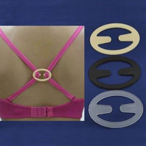 12 Oval Bra Clips That Adjusts Bra Straps and Support Busts Hassle-Free - Picture 1 of 3