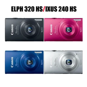 Canon IXY 420F PowerShot ELPH 320 HS IXUS 240 HS w/Battery & Charger & SD Card - Picture 1 of 18