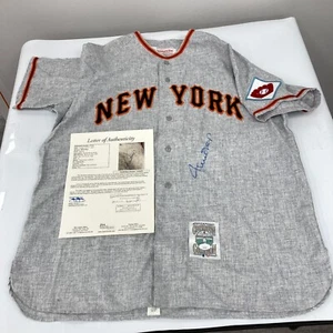Beautiful Willie Mays Signed Authentic New York Giants Jersey JSA COA - Picture 1 of 11