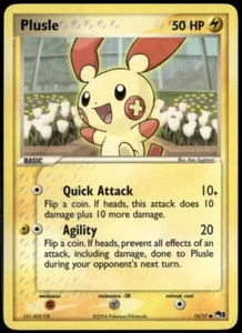 Plusle Pop Series 1 13/17 2004 LP+ Pokemon - Picture 1 of 2