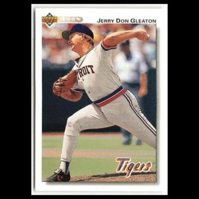 Jerry Don Gleaton #601 1992 Upper Deck Detroit Tigers Baseball Card MLB NM - Image 1 of 3