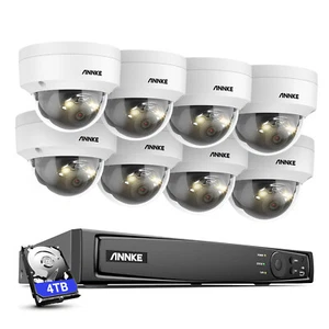 ANNKE 12MP POE 8CH NVR IP Überwachungskamera Außen Farbe Nachtsicht Mit Audio - Afbeelding 1 van 16