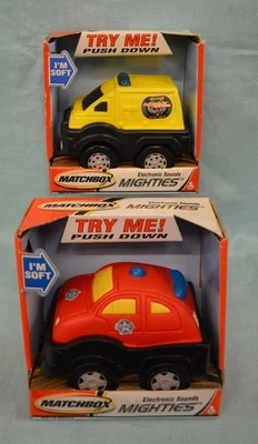 2X Matchbox Electronic SOUNDS Mighties Soft RESCUE Team Field Unit Battery 2002 - Image 1 of 4