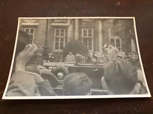 field marshall montgomery with salute to the public from an open top car .photo - Picture 1 of 3
