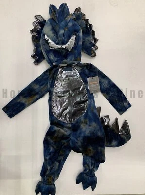 Pottery Barn Kids Dilophosaurus Dinosaur Light-Up Costume 2 Pcs 3T #236D - Image 1 of 4