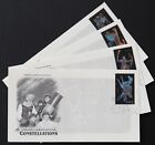 U.S. Used #3945 - 3948 37c Constellations Set of 4 ArtCraft First Day Covers