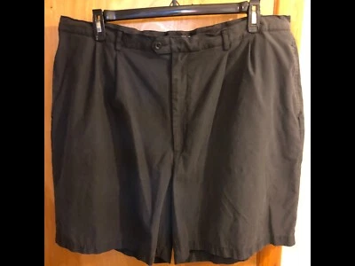 Shorts estilo cáqui preto Brandini poliéster e náilon tamanho 42 - Imagem 1 de 3