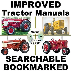IH International Harvester 2806 2856 Tractor Service Manual BEST = SEARCHABLE CD - Picture 1 of 6