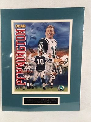 RECUERDOS DEPORTIVOS 14"X11" IMAGEN/FOTO CHAD PENNINGTON #10 NY Foto 1 de 2