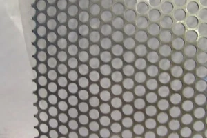 1/4"HOLES ON 5/16"CENTER--20 GA.-STAINLESS PERFORATED SHEET-- -11" X 24" - Picture 1 of 24