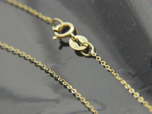 14k Goldkette Massiv Flachkabelkette - Bild 1 von 2
