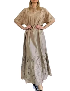 🌟MARINA RINALDI Dress in COTTON PLUS size MR 25_ US W16_ It54_ De46_ GB20 - Picture 1 of 23