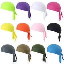 Motorcycle Helmet Liner Skull Cap Pirate Bandana Men Sweat Wicking Hat Head Wrap