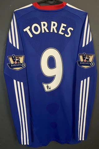 MATCH WORN TORRES MEN'S FC CHELSEA 2010/2011 FOOTBALL SOCCER SHIRT JERSEY SIZE L Cover