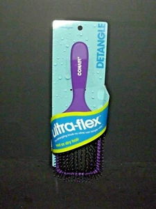Conair Detangle Ultra-Flex Wet or Dry Hair Brush Purple 95362RA New (h) - Picture 1 of 4