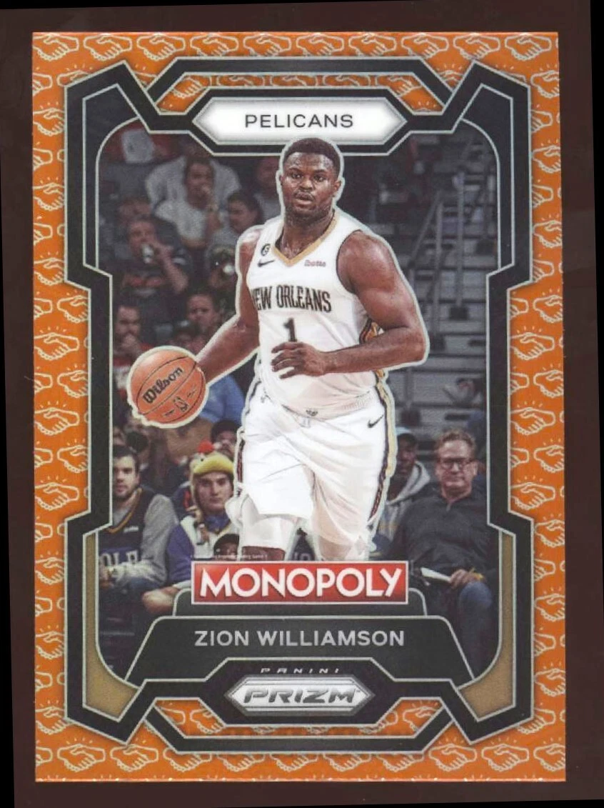 2023-24 Panini Prizm Monopoly Zion Williamson Handshake #55 Hand Shake