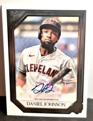 2021 Daniel Johnson Topps Gallery RC AUTO  #RA-DJ - Indians, Orioles - Image 1 of 3