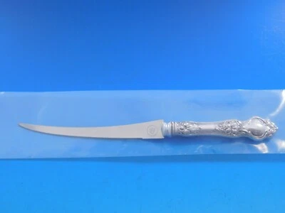 Cuchillo de tomate de plata esterlina violeta de Wallace dentado hecho a medida 7 7/8" Foto 1 de 4