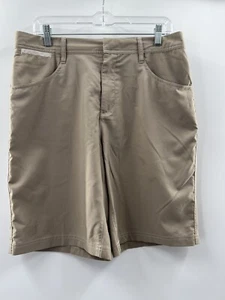 Pantalones Cortos Adidas Climalite Para Hombre Caqui Oscuro 9” Entrepierna Talla 32 Viaje, Golf, Informales - Imagen 1 de 9