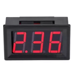 DC 0-100V 3 fili mini tester voltmetro digitale modulo display LED rosso 0,56 - Foto 1 di 11