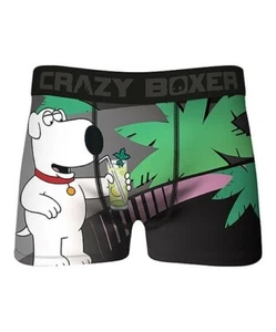 Family Guy Crazy Boxer Briefs, Men's Size L, Brian the Dog, Underwear (B54) MP - Picture 1 of 4