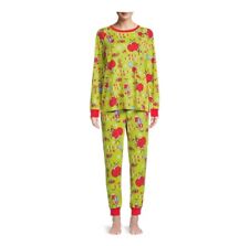 Dr. Seuss How the Grinch Stole Christmas Women Holiday Family Pajamas