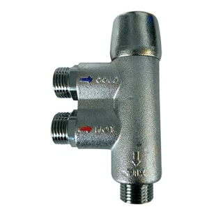 Whale Marine WX1599B Seaward Thermostatic1/2" BSP Nickel-Plated Brass Marine - Picture 1 of 2