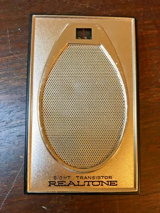 Radio Realtone ocho transistores modelo TR-1843, no funciona, ligeramente áspera - Imagen 1 de 9