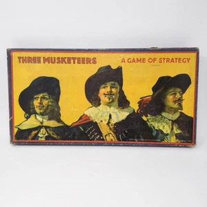 Vintage Three Musketeers Board Game A Game of Strategy Milton Bradley Complete - Picture 1 of 12