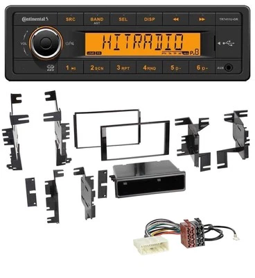 Continental 1DIN USB AUX MP3 Autoradio für Nissan Cube ab 09 Frontier ab 13 Juke - Bild 1 von 4
