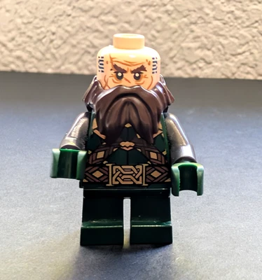 Genuine LEGO Minifigure Dwalin the Dwarf LOR095 Lord of the Rings From Set 79018 - Image 1 of 4