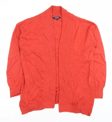 Maine New England Women's Red Size 12 Cotton Knit Cardigan - Image 1 of 4