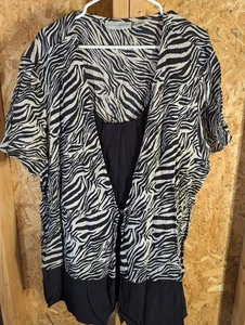 Top estampado cebra Sag Harbor talla 3X - Imagen 1 de 6