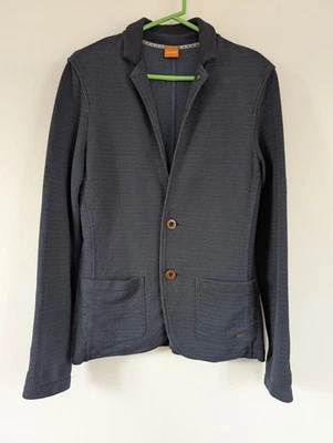 Blazer / Sakko dunkelblau / blau, Hugo Boss Orange, Baumwolle, Größe M - Bild 1 von 4