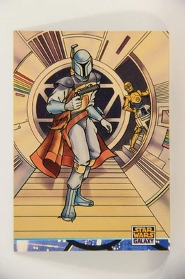 Star Wars Galaxy 1994 Card #199 Boba Fett Droids Cartoon Artwork ENG L019610 - Image 1 of 2