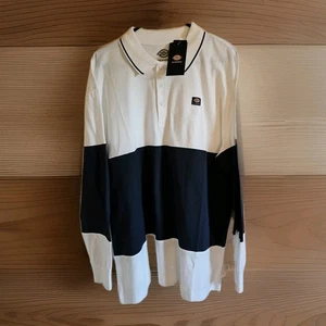 Dickies Skateboarding weiß/marine Relaxed Rugby Polo Shirt Temp IQ Cooling Herren Lg - Bild 1 von 12