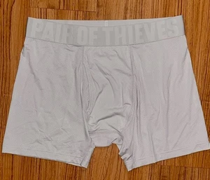 Pair of Thieves Mens Light Gray Super Fit Long Boxer Brief Size Medium MeshMagic - Bild 1 von 5