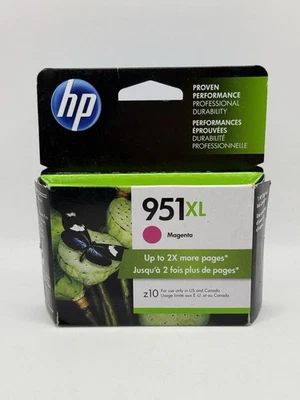 Genuine HP 951XL Magenta OEM High Yield Ink Cartridge CN047AN Exp. Mar 20 SEALED - Image 1 of 4