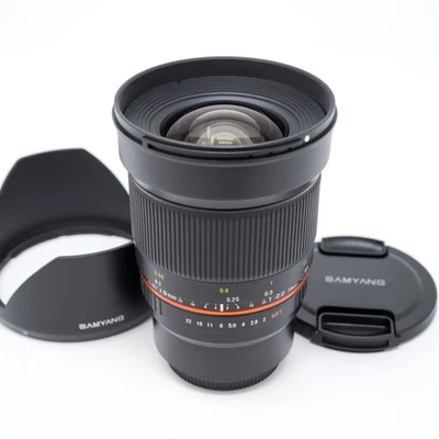 Samyang 16mm f/2 Wide Angle Lens for MFT Mount - Excellent Condition - image 1 of 4